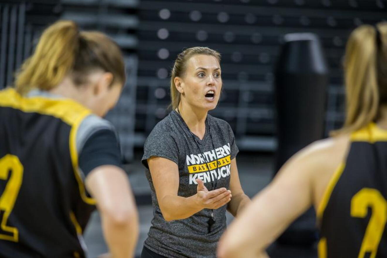Coach Camryn Whitaker says she "cares deeply about the women in our program, both as student-athletes and people."